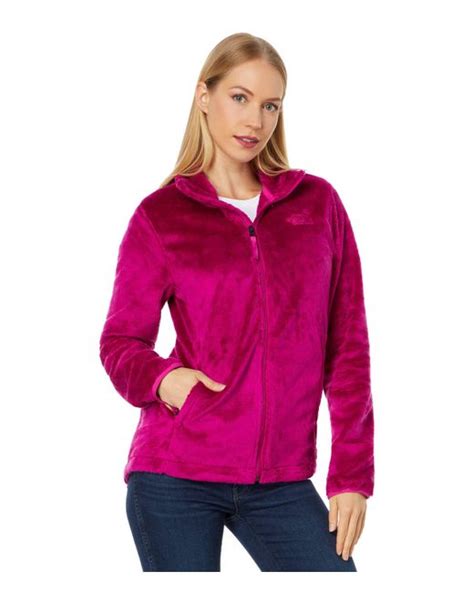 the north face synthetic osito jacket in pink lyst