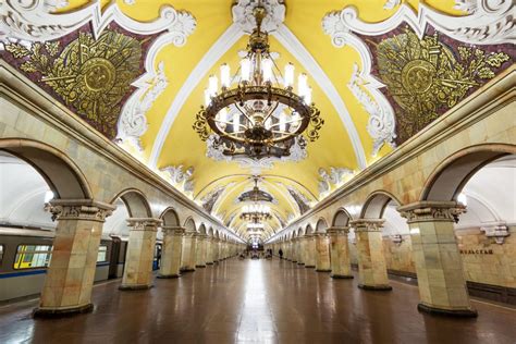Moscows Majestic Metro Stations Rail Uk