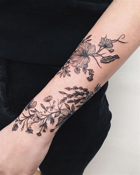 Update More Than 74 Flower Vine Tattoos On Arm Best Ineteachers
