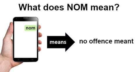 Nom What Does Nom Mean