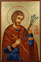 Saint Sebastian Orthodox Icon - BlessedMart