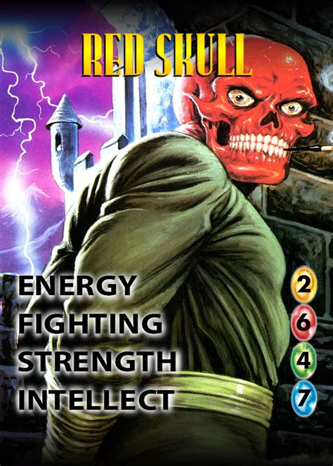 We did not find results for: Red Skull OverPower Character card (With images) | Card games, Comic book cover, Cards