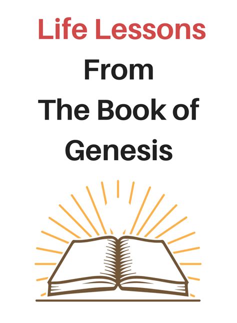 29 Life Lessons From The Book Of Genesis Biblical Lessons From The Book