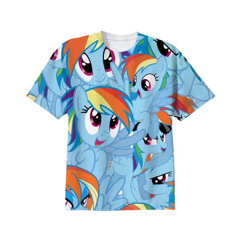 Shop Rainbow Dash Shirt Cotton T Shirt By Kawaiitillwedie Print All