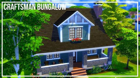 Craftsman Bungalow The Sims 4 House Tour Simmernick Youtube