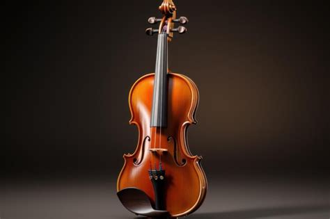 Violon Sur Fond Noir Photo Premium