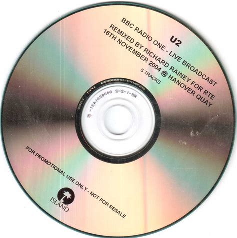 U2 Bbc Radio One Live Broadcast 2004 Cdr Discogs