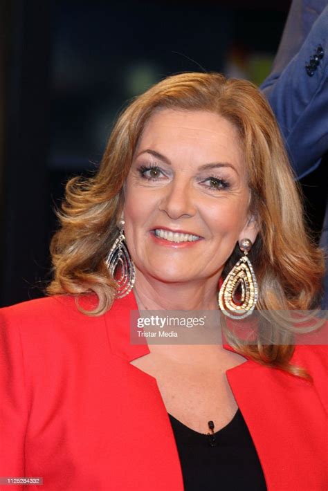 Bettina Tietjen During The Ndr Tietjen Und Bommes Tv Show On Nachrichtenfoto Getty Images