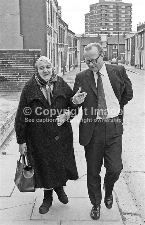 Gerry Fitt Electioneering N Ireland Assembly Election 1973 Images4media