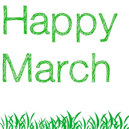 Gibberish Glady: What March Brings!