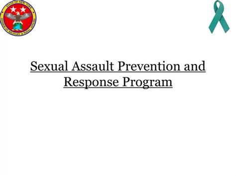 Ppt Sexual Assault Prevention And Response Program Powerpoint