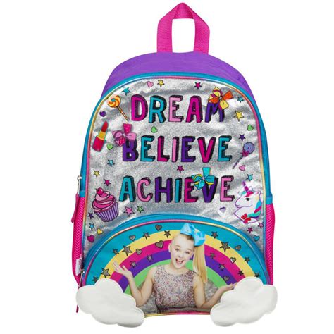 Girls Jojo Siwa Dream Believe Achieve Backpack Jojo Siwa Jojo Siwa