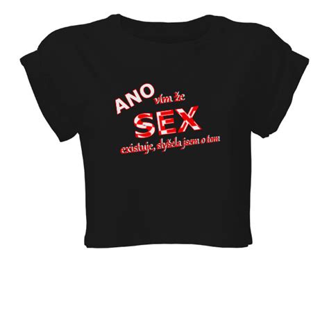 tričko s potiskem sex existuje t shock