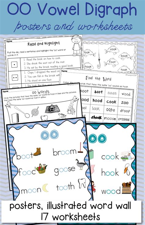 Oo Vowel Digraphs Are Reinforced In This Pack This Pack Addresses The