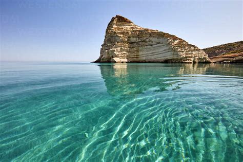 Pristine Crystal Clear Water And Stunning Rock Formations Of Kleftiko