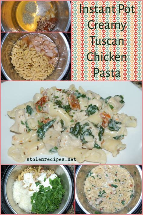 Everything cooks in the instant pot, which makes cleaning a breeze and leftovers hold up well for days! Instant Pot Creamy Tuscan Chicken Pasta | Recipe in 2020 ...