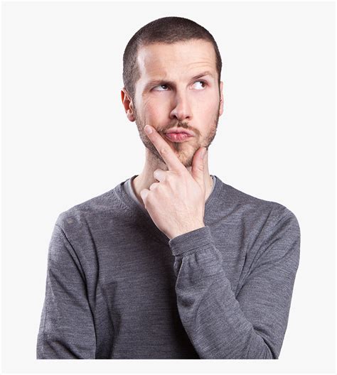 Thinking Guy Png Guy Thinking Hd Transparent Png Kindpng
