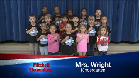 Daily Pledge Mitchell Elementary Mrs Wrights Class