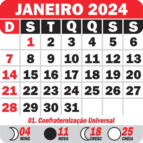 Calendário 2024 Editável Arquivo Digital Elo7