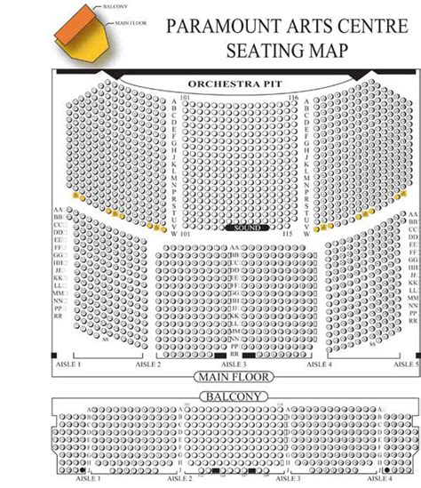 Paramount Theater Seattle Seating Chart