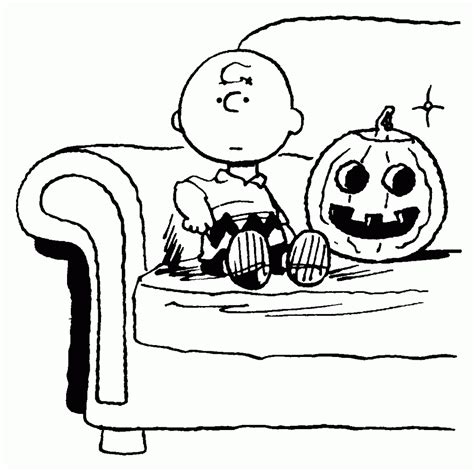 Free Printable Charlie Brown Halloween Coloring Pages Printable Templates