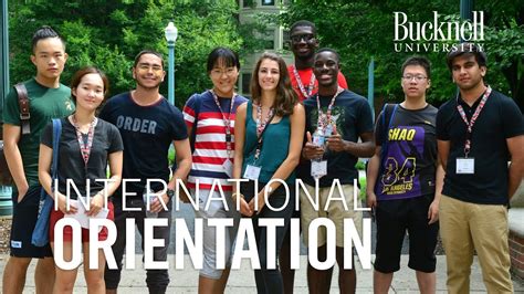 Bucknell International Student Orientation Youtube
