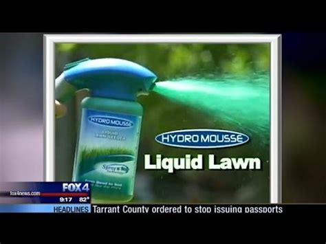 Hydroseeding is an effective way to cover a large area with lawn. Deal or Dud: Hydro Mousse - YouTube