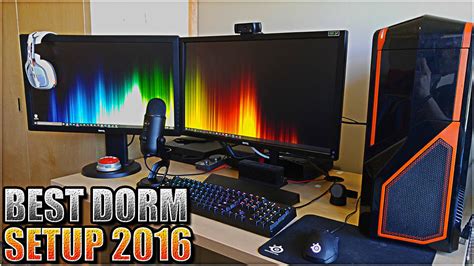 Insane College Dorm Room Gaming Pc And Console Gaming