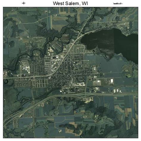 Aerial Photography Map Of West Salem Wi Wisconsin