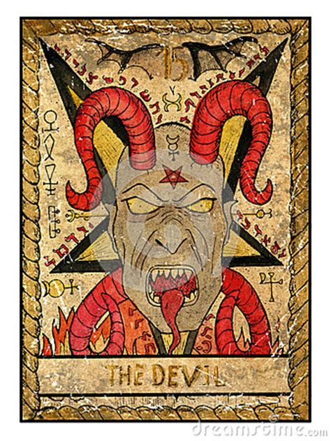 Maybe you would like to learn more about one of these? Old Tarot Cards. Full Deck. The Devil Stock Illustration - Image: 67139387