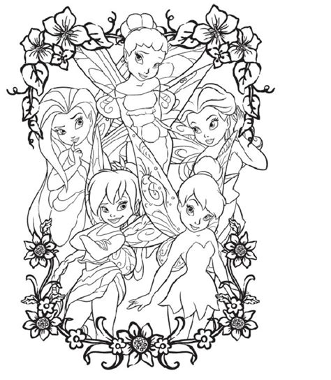 Printable Disney Fairies Coloring Pages For Kids Cool2bkids Images