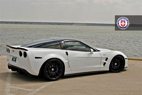 White Corvette ZR1 On HRE P43S Luxury4Play Com