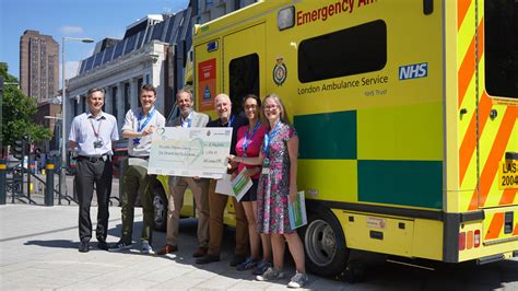 Charity Smashes Its £10k Target Thanks To Nhs Team Going The Extra Mile London Ambulance