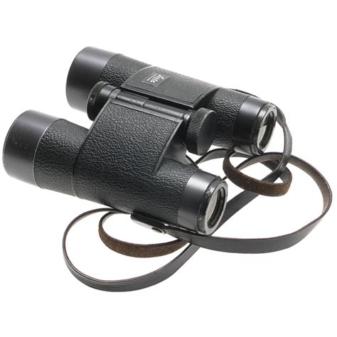 Leica 7x35 B Trinovid Leitz Binoculars Black Case Straps Used Optics