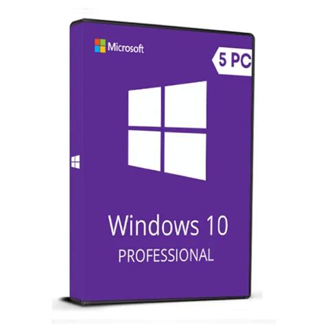 Windows 10 Pro Retail 5pc Cd Key Microsoft Global Softwarestorenz