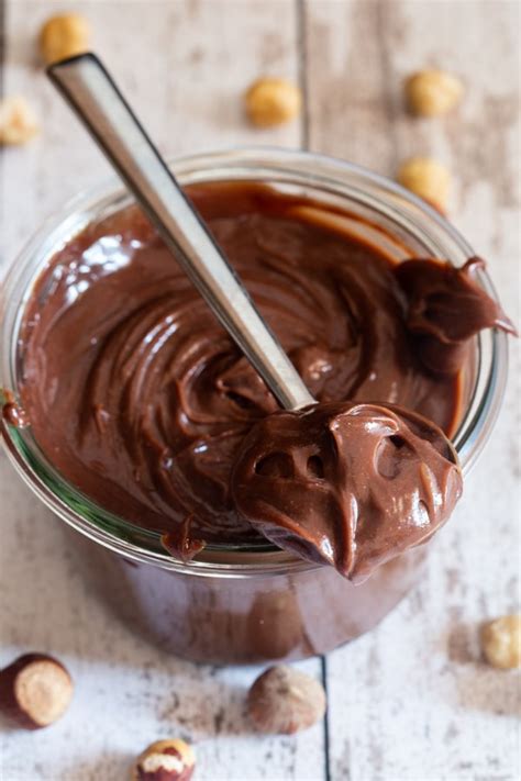 Homemade Nutella Hazelnut Chocolate Cream Spread Recipe An Italian
