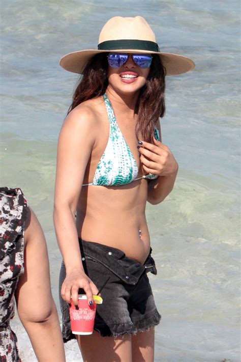 Bikini Bollywood Desi Actress Photo Gallery Priyanka Chopra Showcases Her Sexy Body In A Two