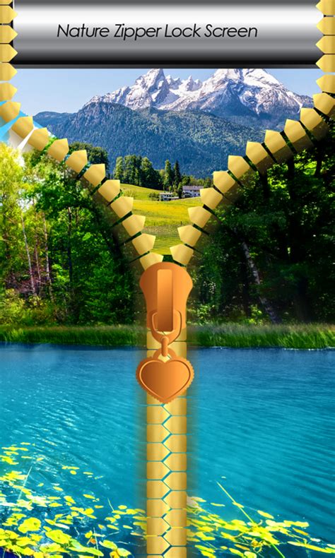 Nature Zipper Lock Screen Android App Free Apk By Sparrow Studio Games