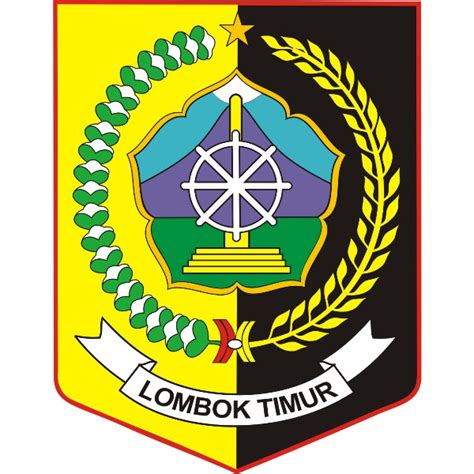 Jual Bordir Murah Logo Emblem Kabupaten Lombok Timur Bordir Komputer