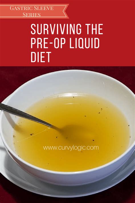 Pre Op Liquid Diet For Gastric Sleeve Curvylogic Bariatric Recipes Sleeve Liquid Diet