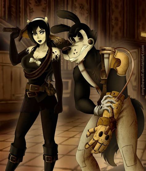 Alice And Tom Batim By Emythewolf Bendy And The Ink Machine Alice