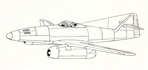 My Me 262 Drawing Rboysandflugzeug