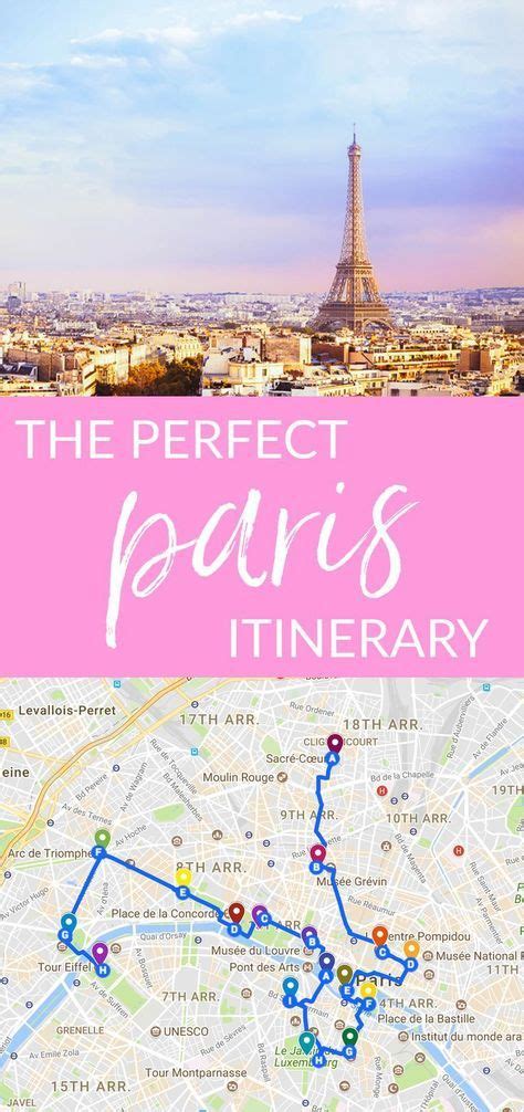A Walking Guide Of Things To Do In Paris Paris Itinerary Paris