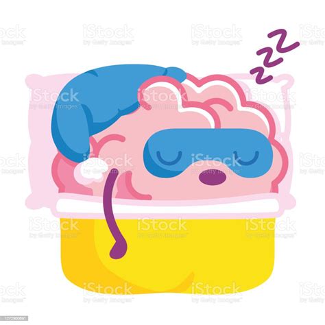 Isolated Brain Sleep Emoji Stock Illustration Download Image Now