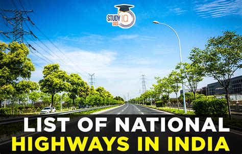 National Highways In India List With Updated Name Map
