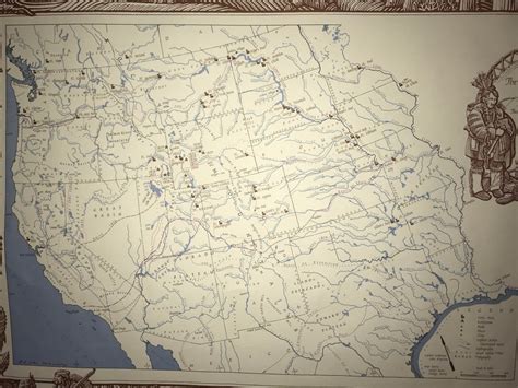 Map Of Forts Rendezvous And Cities In The American West 1820 1840