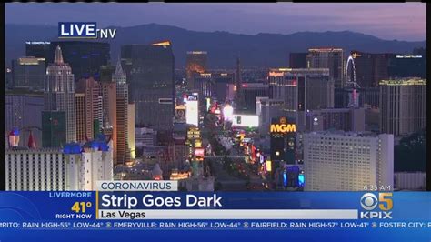 Las Vegas Strip Goes Dark As Nevada Orders Shutdown Of