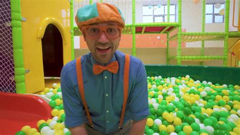 Blippi Learns At The Indoor Play Place Educational Videos For Toddlers