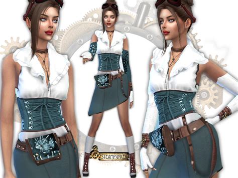 The Sims Resource Steampunk Dress