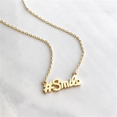 Smile Necklace Imsmistyle